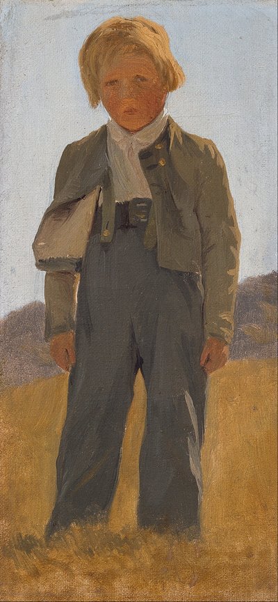 Shepherd boy (Study) by Carlo Dalgas